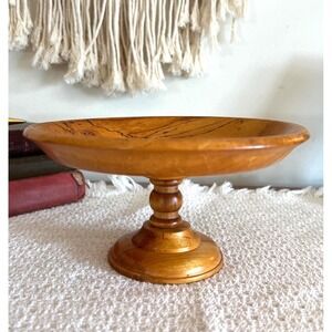 Ambrosia Maple Pedestal Dish  (3984)